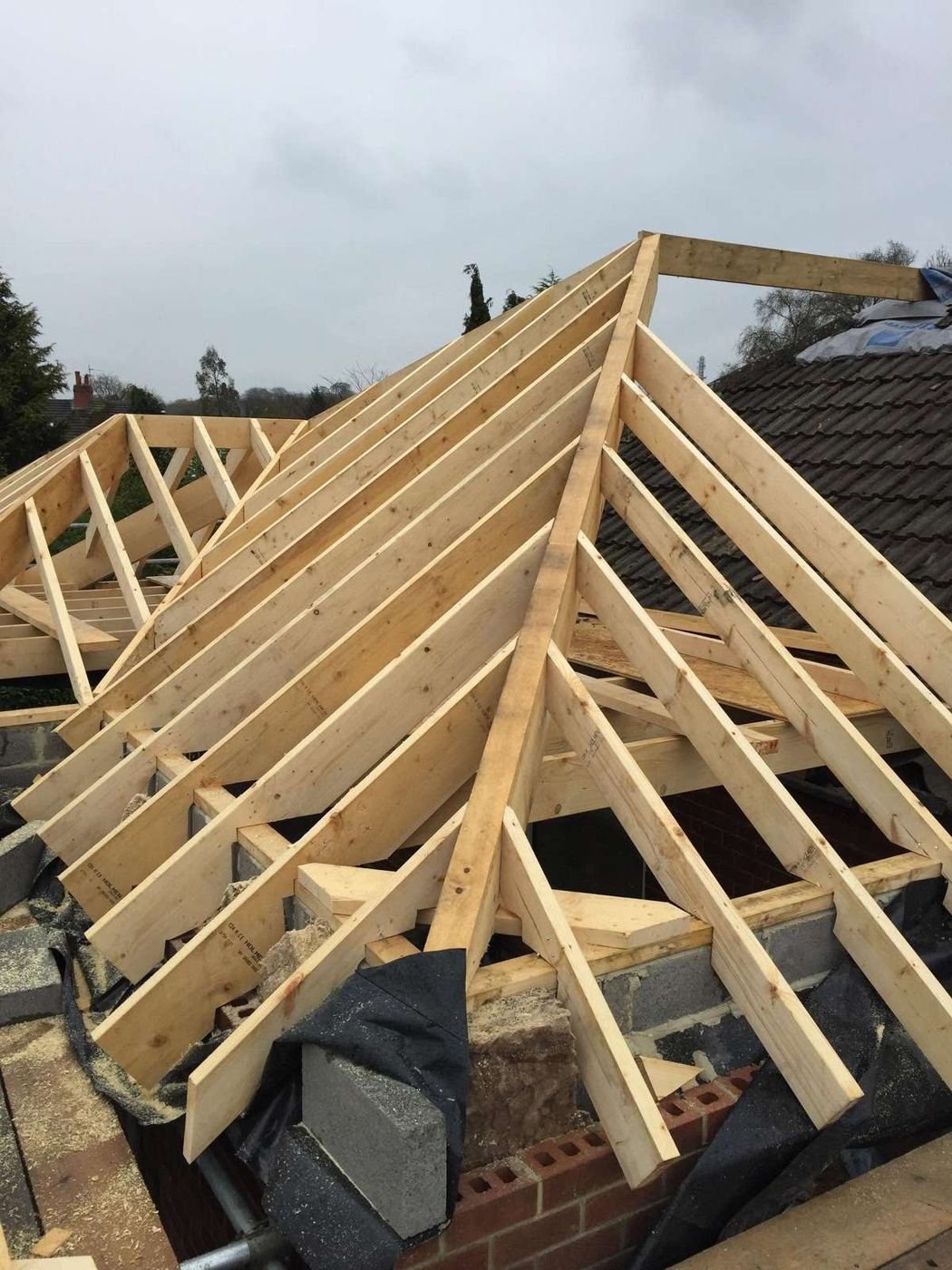 Structural roof timbers by MT Joinery